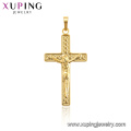 33769 Hot sales popular 24k gold color cross pendant